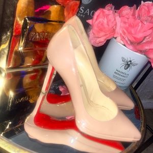 Christian louboutin Pigalle Plato 100 nude size 6.5